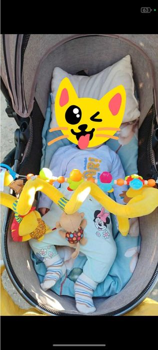 Vând pătuț, căruț, măsuță bebeluși și leagăn