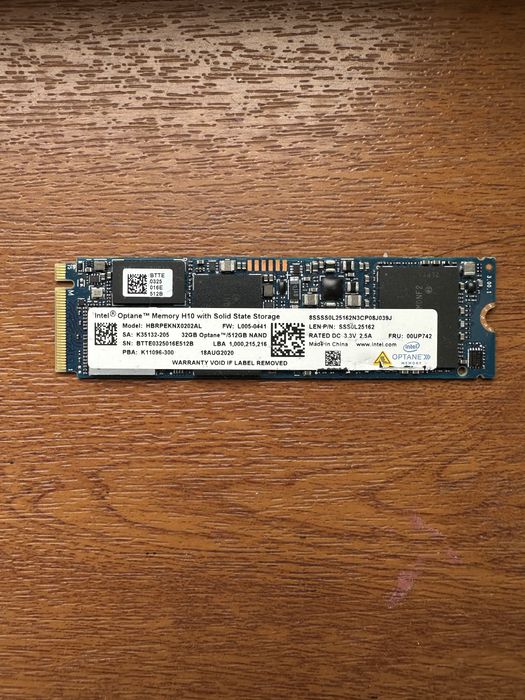 SSD M.2 Intel Optane 512Gb