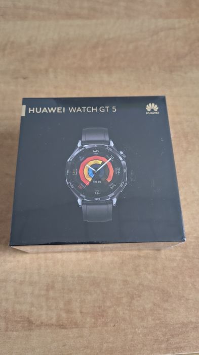 Huawei Watch GT5,46 mm,negru, sigilat cu factura și garanție