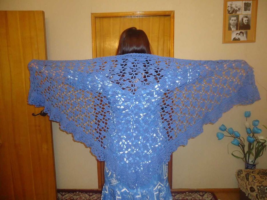 Женские шали (накидки) (Крючок биллан тукилган аеллар учун румоллар)