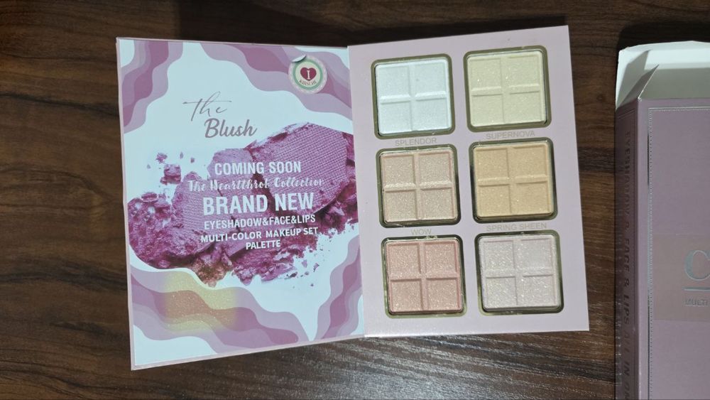 5-in-1 ko‘p funksiyali professional makiyaj palitrasi