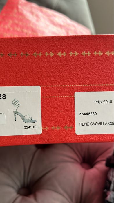 Sandale Rene Caovilla full box marimea 38 (se potrivesc al 37)