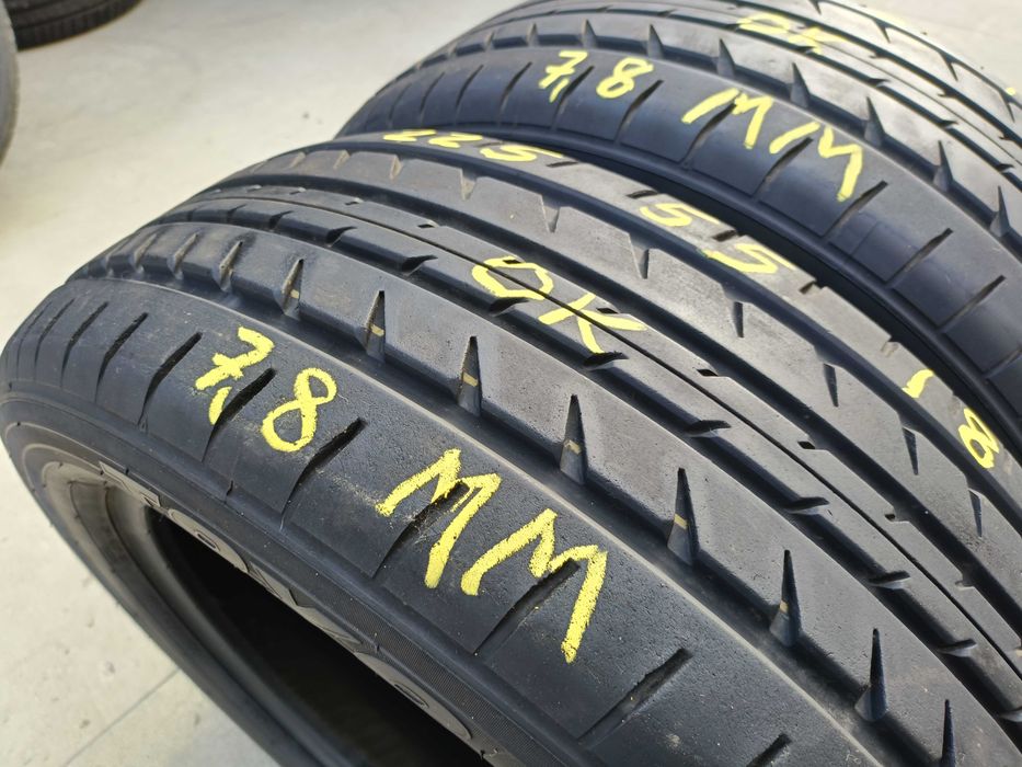 Doua anvelope vara 225 55 18 toyo profil de 7,8 mm