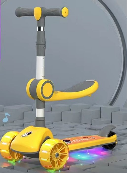 Самокат детский с подсветкой