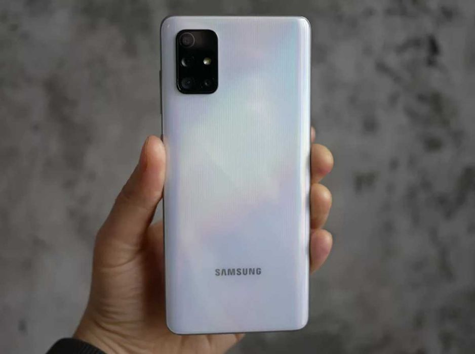 Смартфон SAMSUNG Galaxy A71, 2 SIM белый