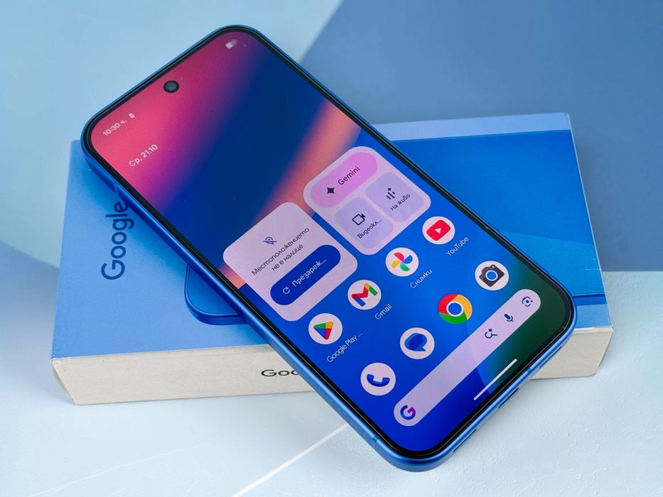 КАТО НОВ! Google Pixel 10 5G 128GB 12RAM Indigo Гаранция!
