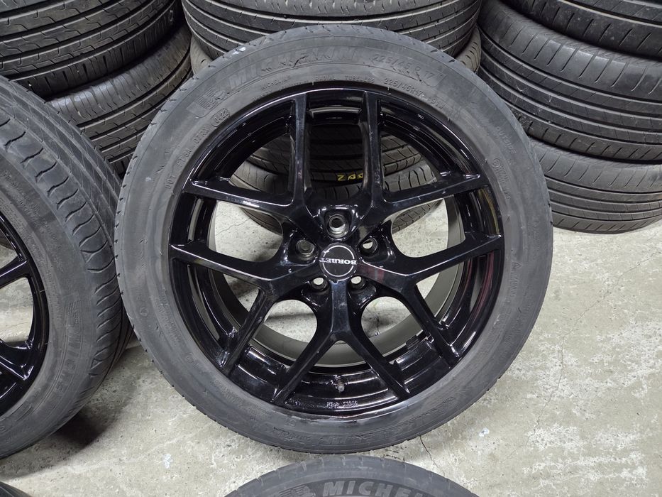 Set Jante Aliaj Borbet 5x100 pe 17 Audi Skoda VW