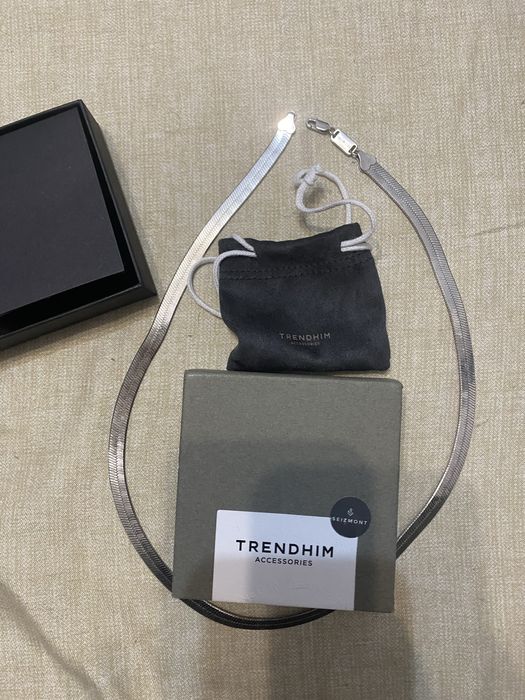 Colier argint placat cu rodiu