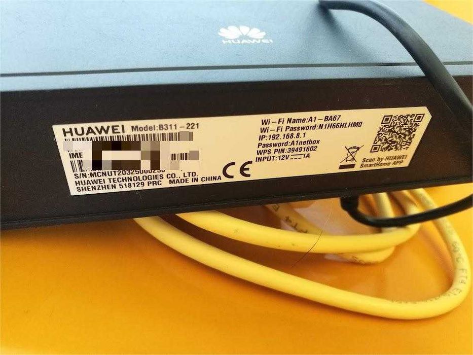 Huawei B311-221 4G Wi-Fi рутер SIM  a1