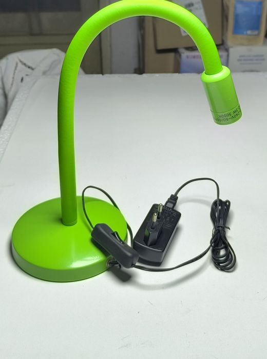 Veioză / Lampă birou LED flexibilă Faro Barcelona NUKA, Green Lime