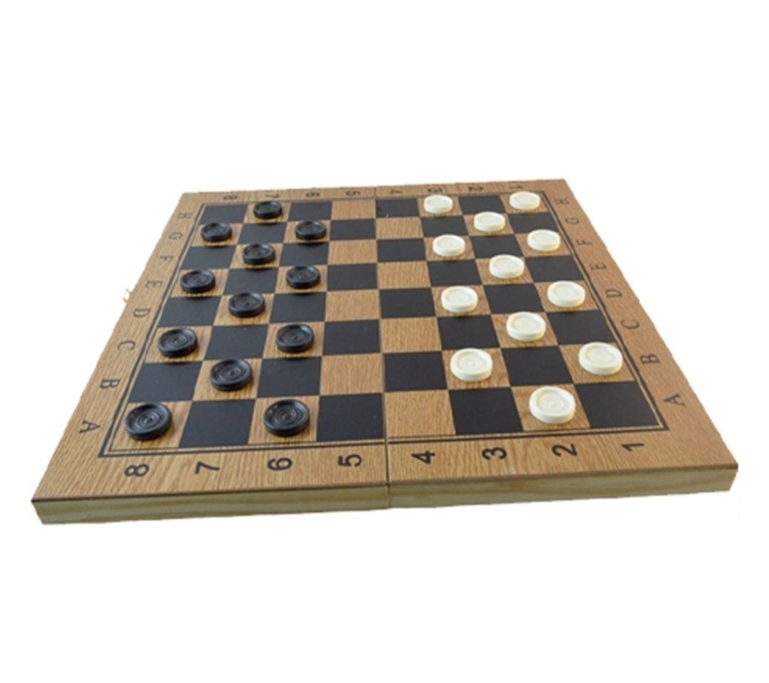 Настольная игра шахмат шашки нарды 3в1. Chess set. Материал дерева: 5 ...