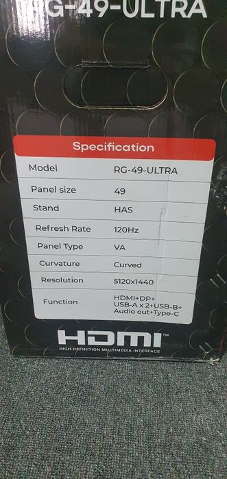 Manitor 120hz 49size