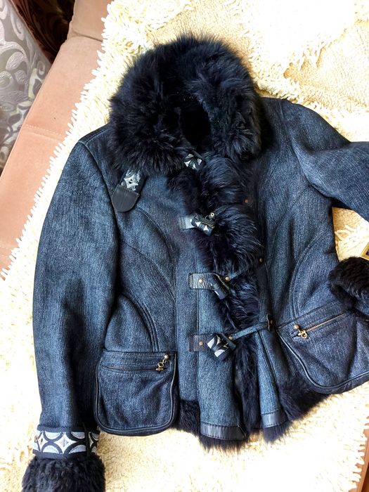 Фирменная куртка, дубленка. 44-46 размер.