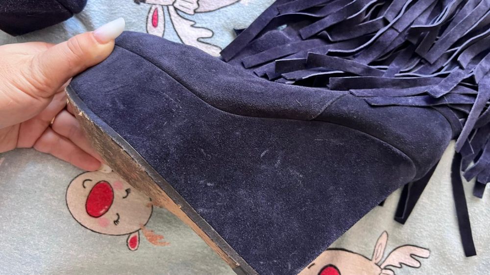 Cizme Casadei piele intoarsa 38/39