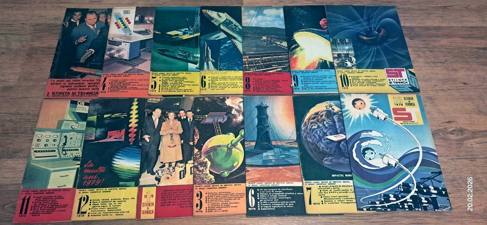 Revista Știință și Tehnică 1978 + 1979 (14 reviste)