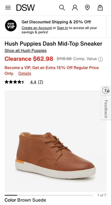 Hush Puppies, Dash. Кожаные ботинки из США. Ориг. Разм 45.5 широкий.