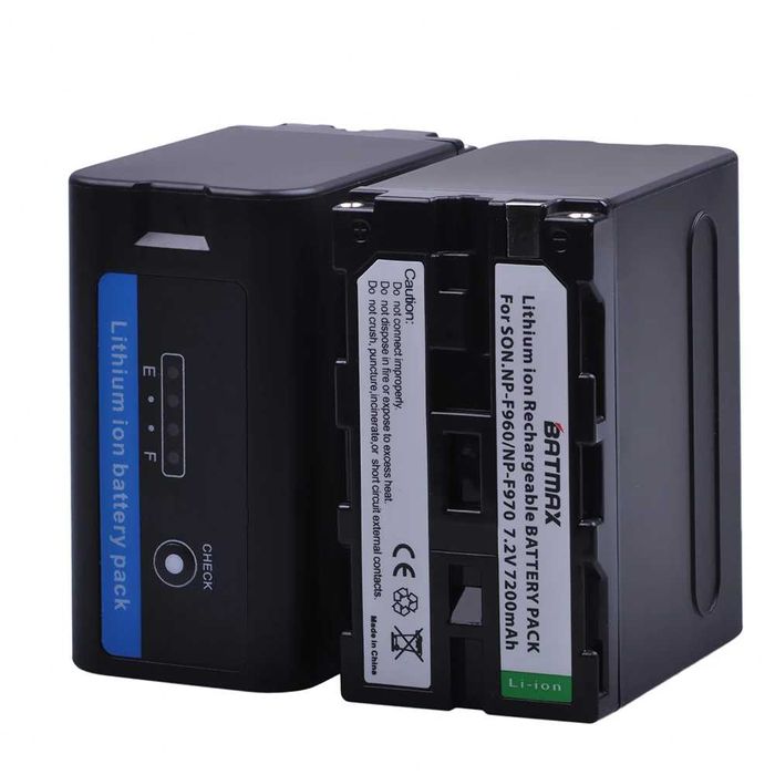 Acumulator NP-F970 NP F960 pt camera video SONY, lampa video, monitor