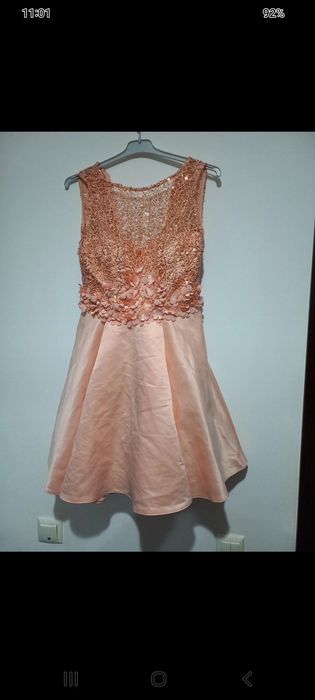 Rochie de ocazie XL cu captuseala interioara si fermoar la spate noua