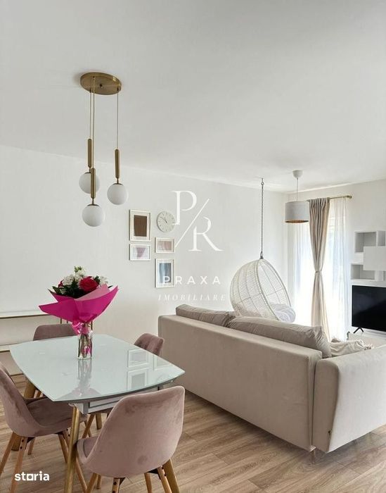 Apartament 2 camere, mobilat modern 60mp+parcare+terasa LIFT, zona Viv — fotografia 3