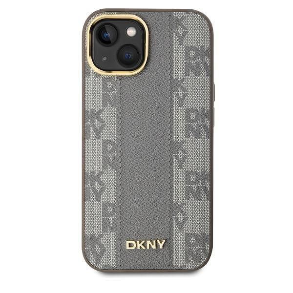 Dkny dkhmp15spcpvsle iphone 15 6.1" beige hardcase leather checkered m