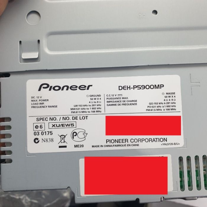 Разъем для магнитолы ACV Pioneer DEH-P5900MP