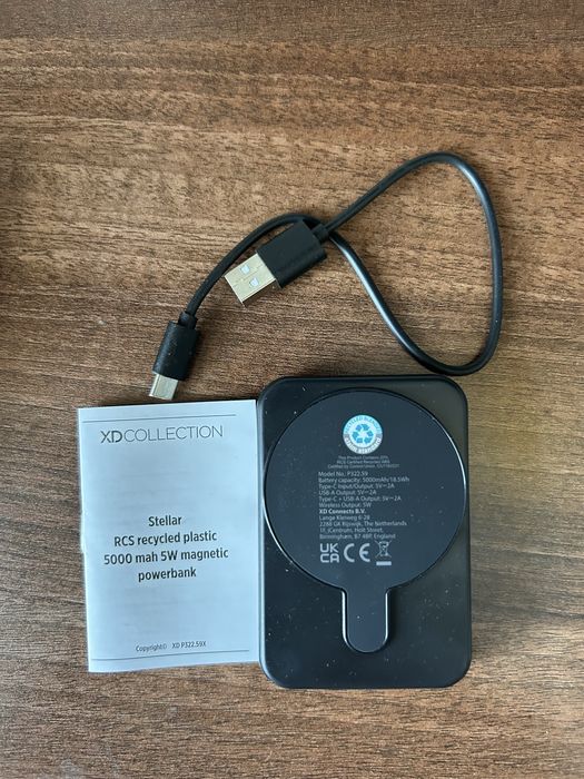 Powerbank XD Collection Stellar 5000mAh Magnetic Wireless 5W + cablu