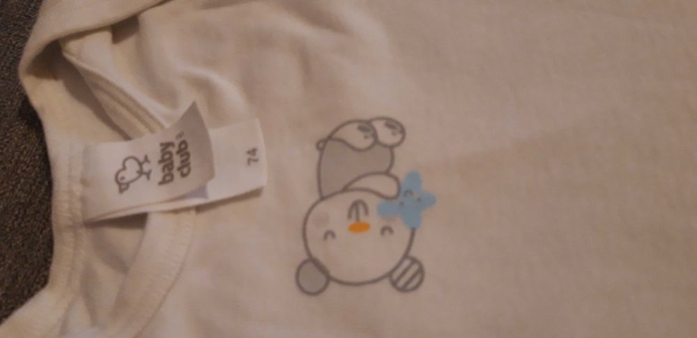 Комплект 12 памучни бодита (68 см) в отлично състояния