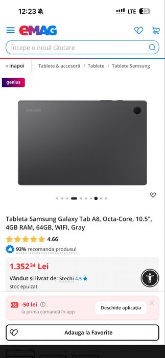 Vand / schimb Tableta Samsung Galaxy Tab A8
