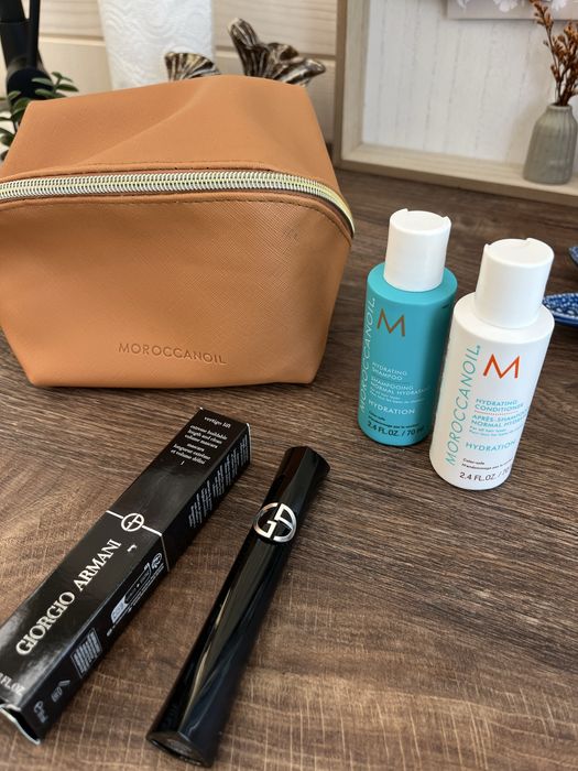 козметичен комплект Moroccanoil & Giorgio Armani спирала