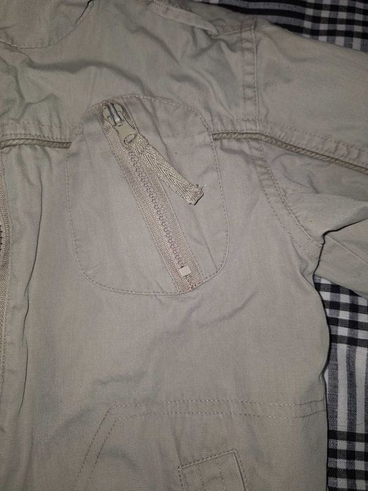 Детско яке в сив цвят