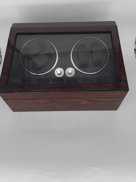 Cutie Ceasuri Automate (Watch Winder) ANWBROAD 4+6 -LED & Piano Finish