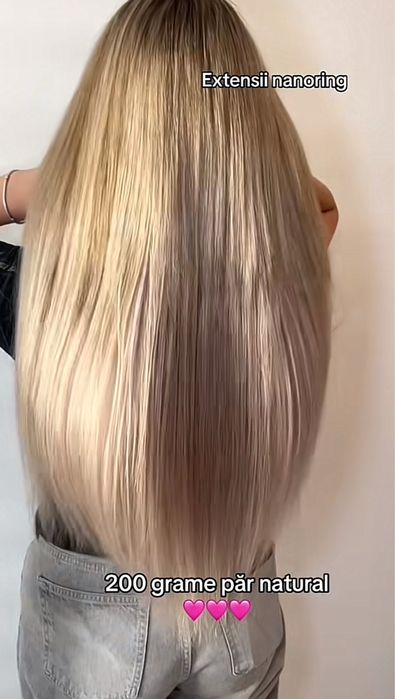 Aplicare extensii de par Tape-on , Nanoring , Microring