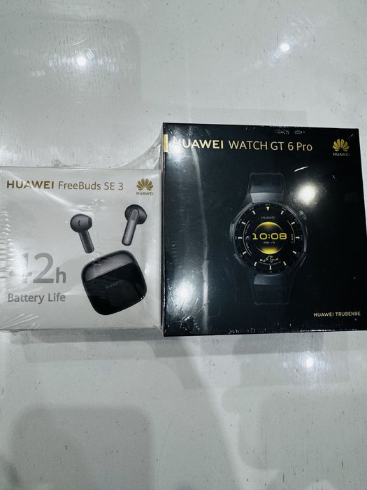 HUAWEI WATCH GT 6 Pro + подарък Huawei freeBuds SE3