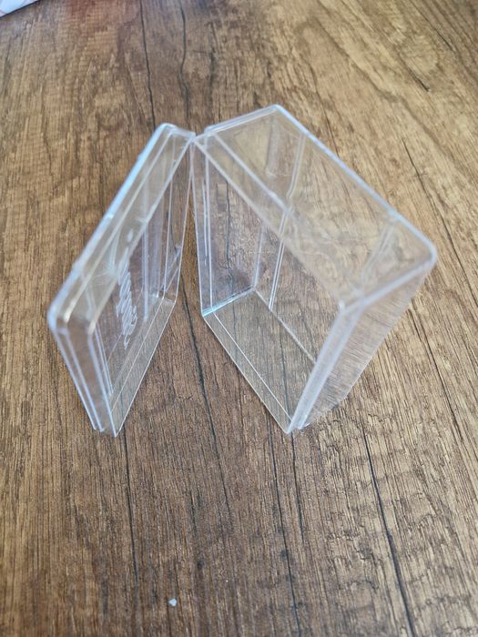 Празна пластмасова кутия, кутия за съхранение, прозрачна,