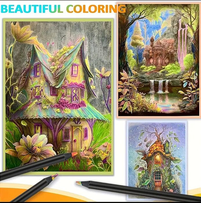 Радужные волшебные карандаши!