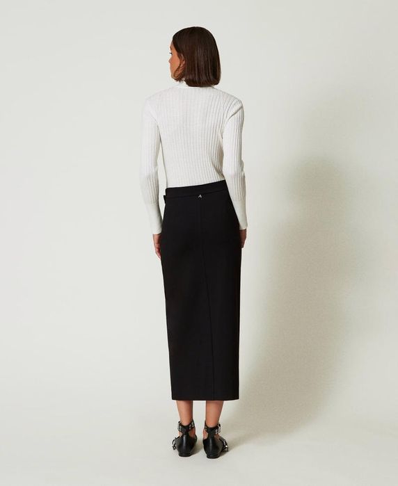 Черна дълга  пола Twinset, размер 46/L 48 L/XL,50 XL,нова с етикет!