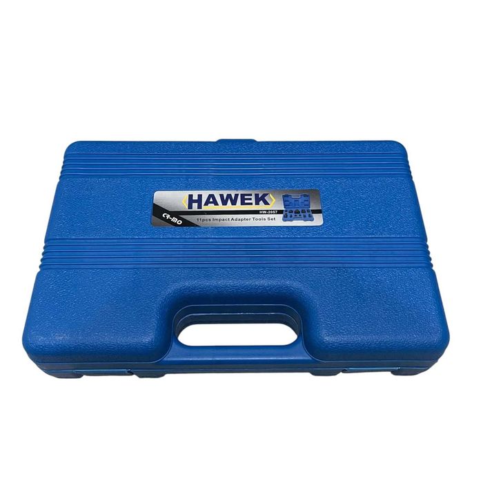 НЕМСКИ Ударни Преходници И Карета За Гедоре 11 Части HAWEK + ЛЕД ФЕНЕР