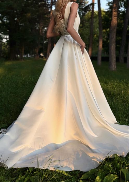 Rochie mireasă din tafta