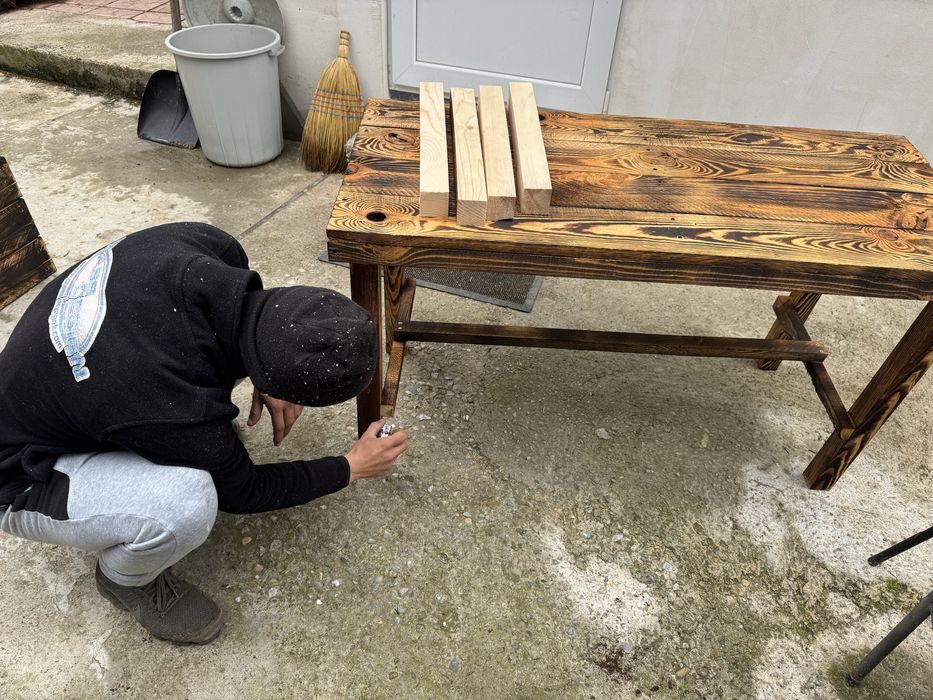 Дървена маса/пейка