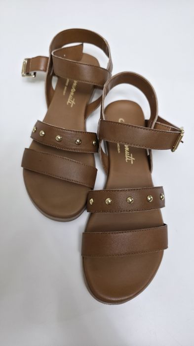 Sandale piele naturală Benvenuti, mărimea 37- Noi (Made in Moldavia)