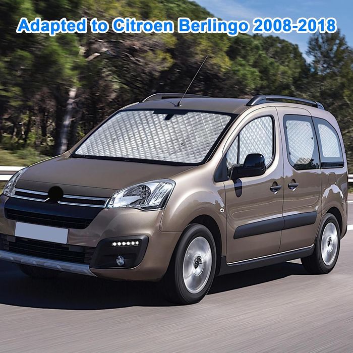 К-кт 8 части термоизолационни сенници за Citroen Berlingo 2008-2018