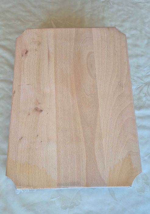 Set rustic din lemn pentru bucătărie, 7 piese, nou, ambalat