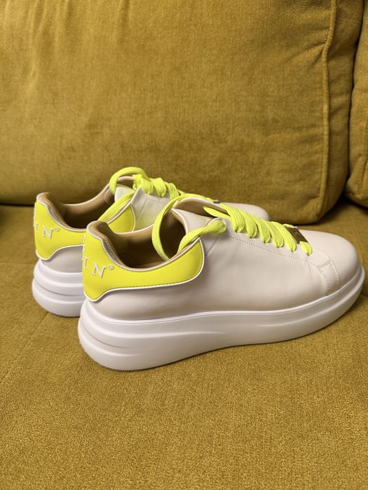 Philipp Plein Nappa Leather Low Top Sneakers