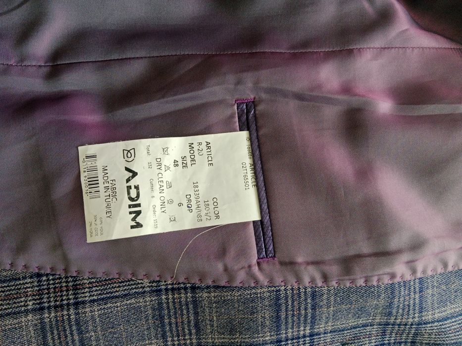 Продам костюм турецкий,одевал пару совсем новый размер  48