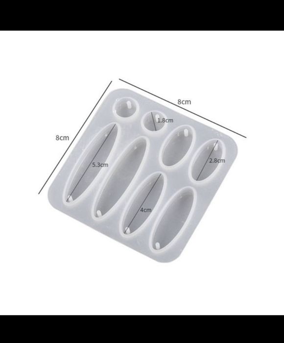 силиконовая форма молд сережки