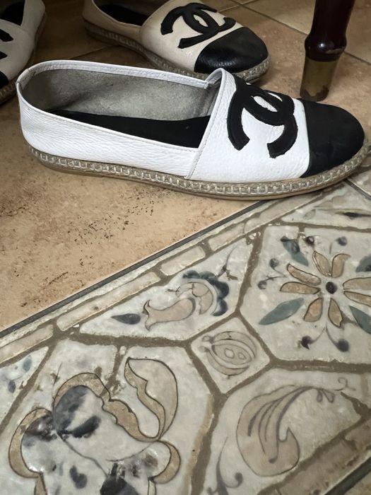 Продам  спадрилии за 3000 chanel кожа