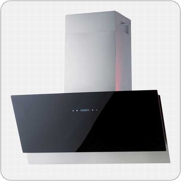 Аспиратор WOLKENSTEIN,стъкло Черен 90 см