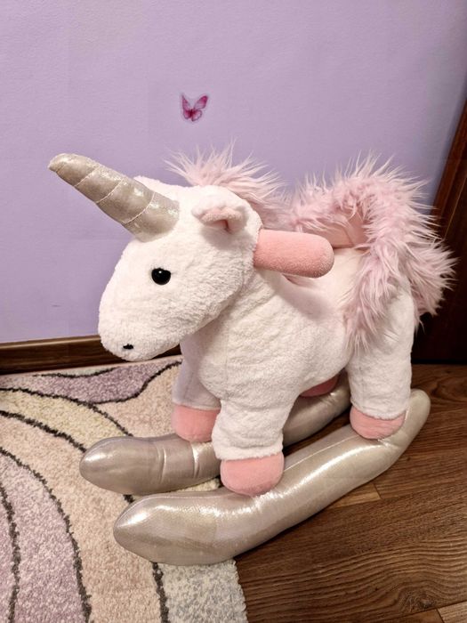 Плюшен еднорог с шейна