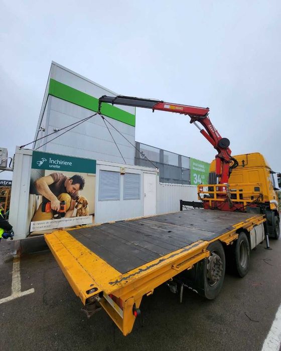 Inchiriere camion cu macara/ Transport camion cu macara