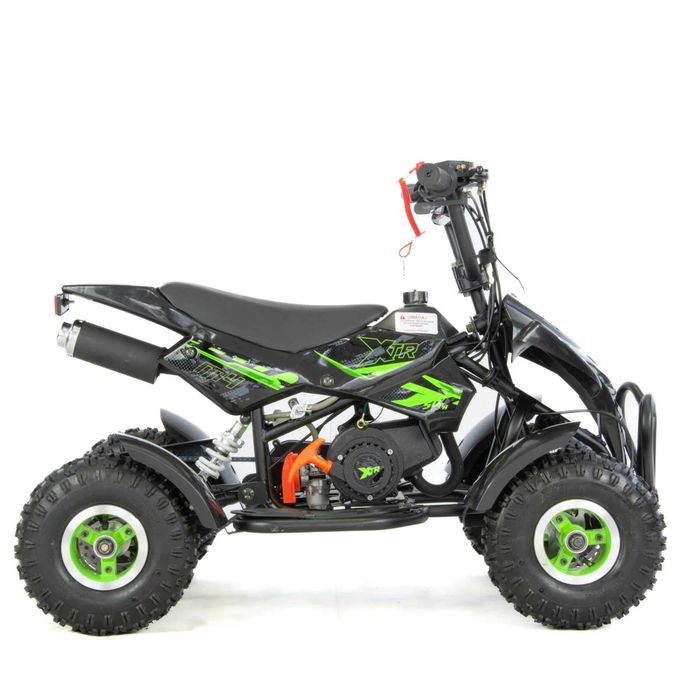Mini atv XTR M4/4, roti 4 inch, 50cc, 2 timpi, pornire la sfoara , culoare (albastru sau verde)